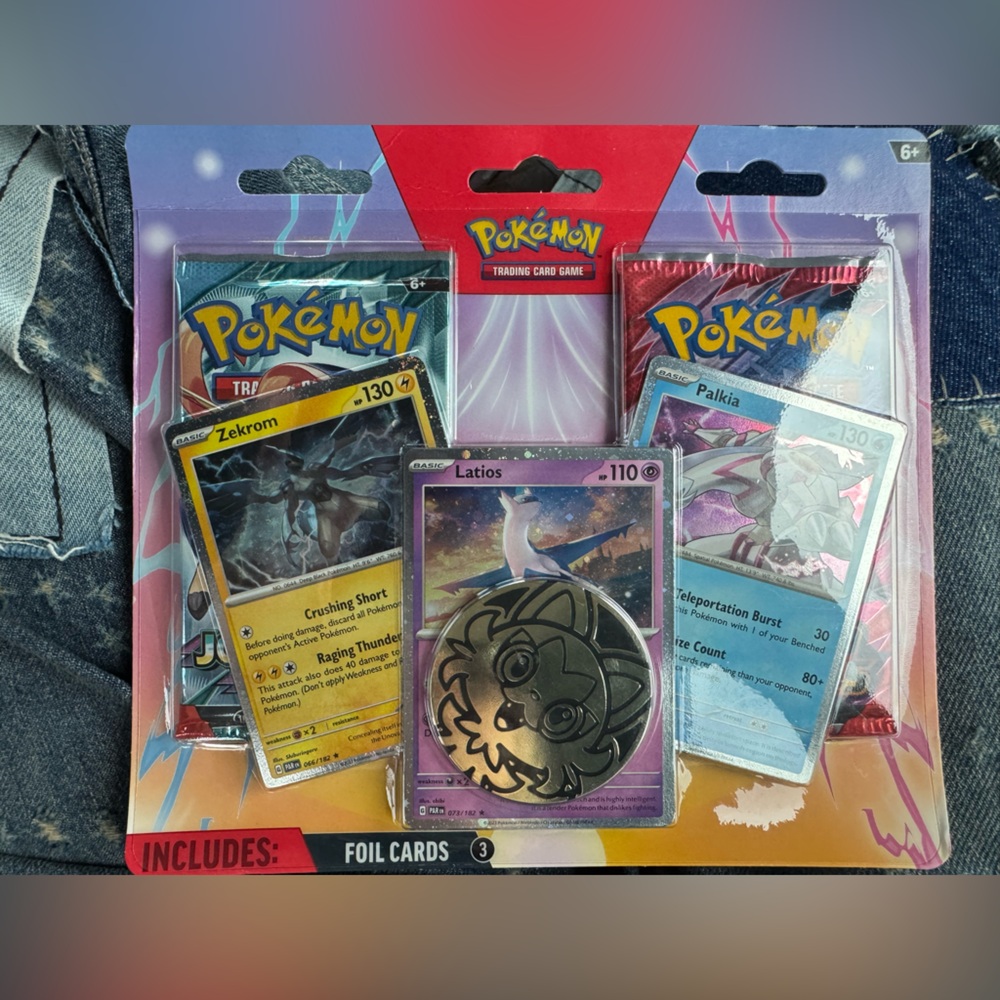 Pokémon TCG: 2-Pack Blister Pack featuring promotional cards for Zekrom, Latios